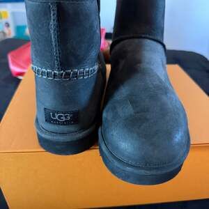 UGG Black Suede  Ankle Boots